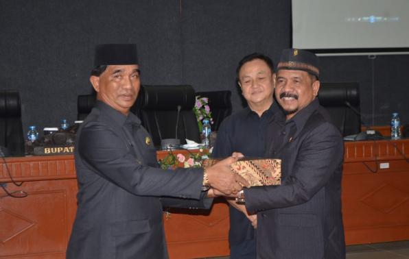 Ruang Sidang DPRD Beltim. Selasa 9 Juli 2019