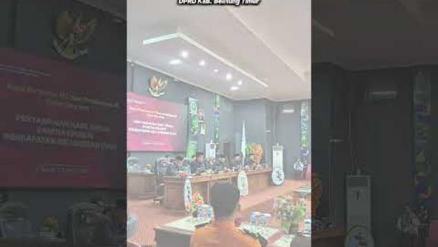 Embedded thumbnail for Rapat Paripurna ke XVI, XVII, XVIII Masa Persidangan III Tahun Sidang  2024-2025 DPRD Kabupaten  Belitung Timur