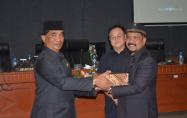 Ruang Sidang DPRD Beltim. Selasa 9 Juli 2019